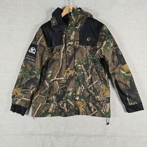 Hudson Outerwear Polar‎ Expedition Camo Hooded Jacket Mens Medium Woodland